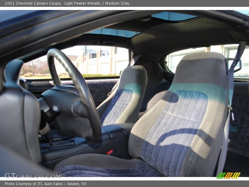 Light Pewter Metallic / Medium Gray 2001 Chevrolet Camaro Coupe