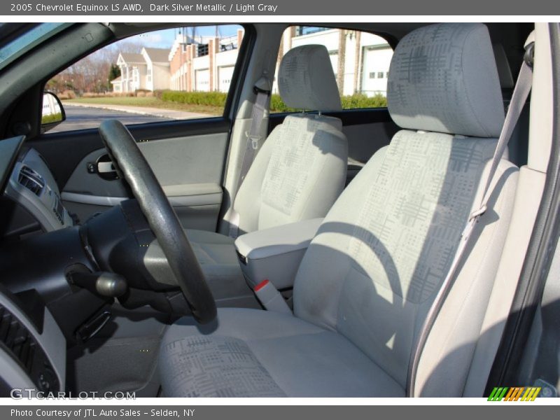 Dark Silver Metallic / Light Gray 2005 Chevrolet Equinox LS AWD