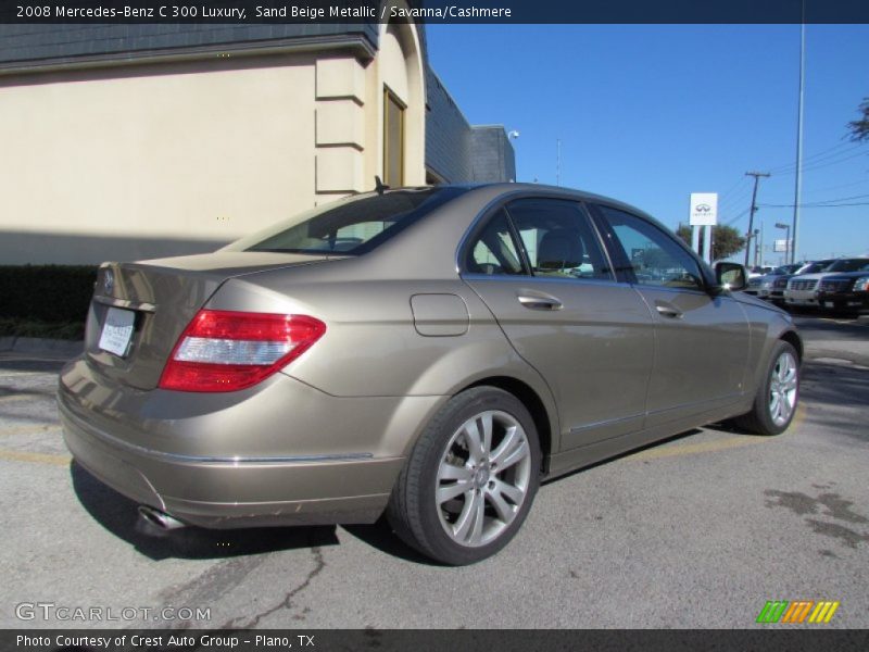 Sand Beige Metallic / Savanna/Cashmere 2008 Mercedes-Benz C 300 Luxury