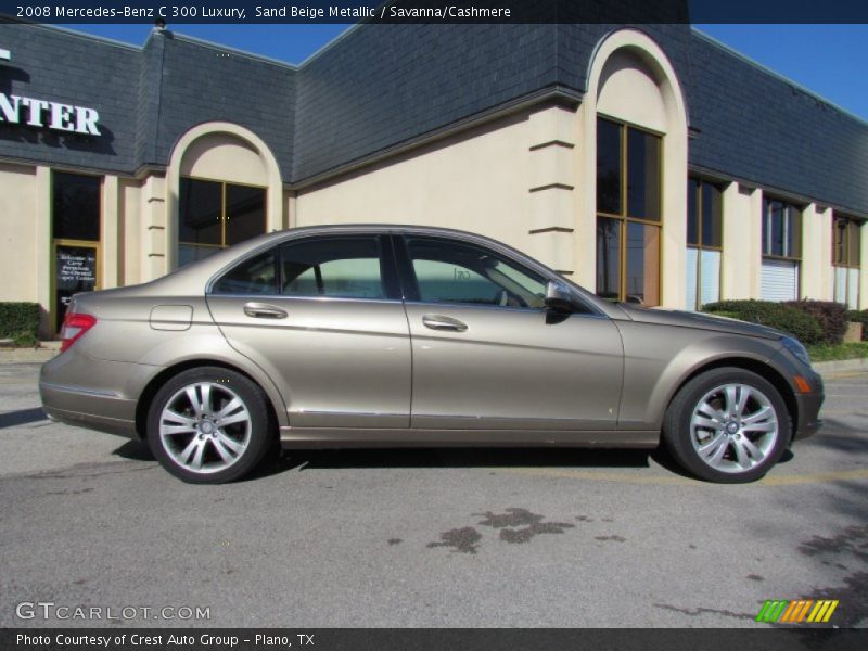 Sand Beige Metallic / Savanna/Cashmere 2008 Mercedes-Benz C 300 Luxury