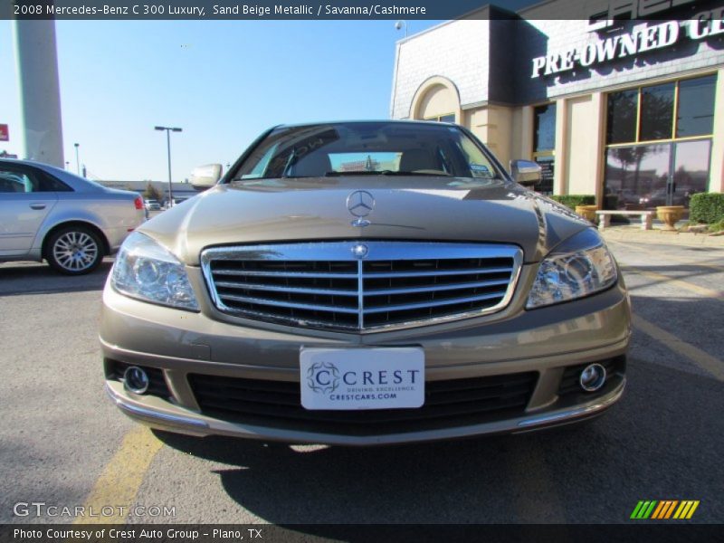 Sand Beige Metallic / Savanna/Cashmere 2008 Mercedes-Benz C 300 Luxury