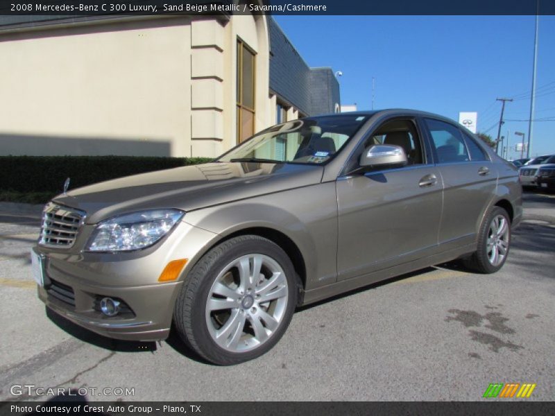 Sand Beige Metallic / Savanna/Cashmere 2008 Mercedes-Benz C 300 Luxury