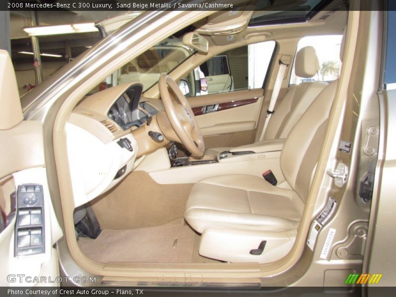 Sand Beige Metallic / Savanna/Cashmere 2008 Mercedes-Benz C 300 Luxury