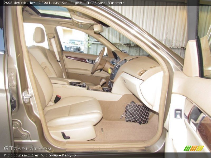Sand Beige Metallic / Savanna/Cashmere 2008 Mercedes-Benz C 300 Luxury