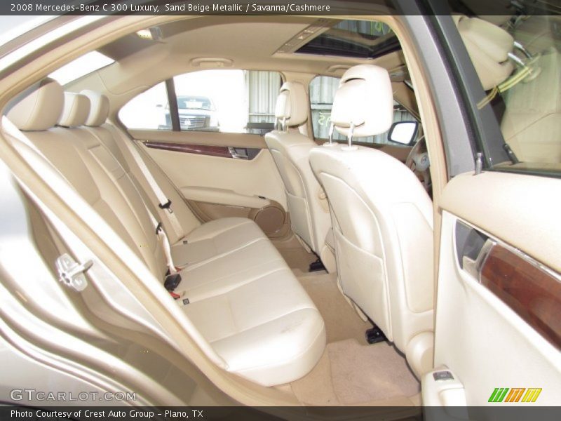 Sand Beige Metallic / Savanna/Cashmere 2008 Mercedes-Benz C 300 Luxury