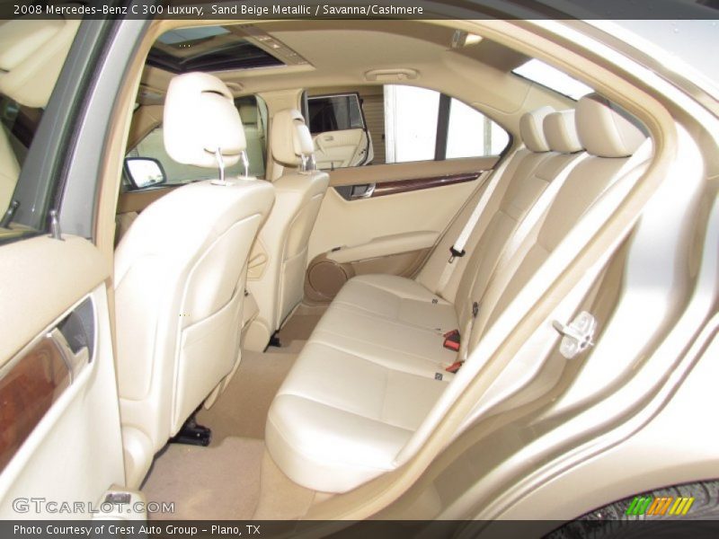 Sand Beige Metallic / Savanna/Cashmere 2008 Mercedes-Benz C 300 Luxury