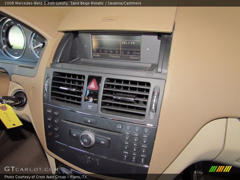 Sand Beige Metallic / Savanna/Cashmere 2008 Mercedes-Benz C 300 Luxury