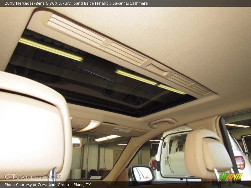 Sand Beige Metallic / Savanna/Cashmere 2008 Mercedes-Benz C 300 Luxury