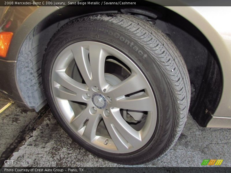 Sand Beige Metallic / Savanna/Cashmere 2008 Mercedes-Benz C 300 Luxury