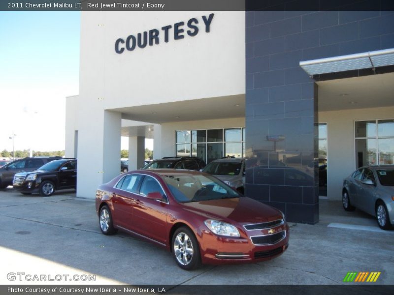Red Jewel Tintcoat / Ebony 2011 Chevrolet Malibu LT