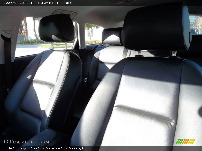 Ice Silver Metallic / Black 2009 Audi A3 2.0T