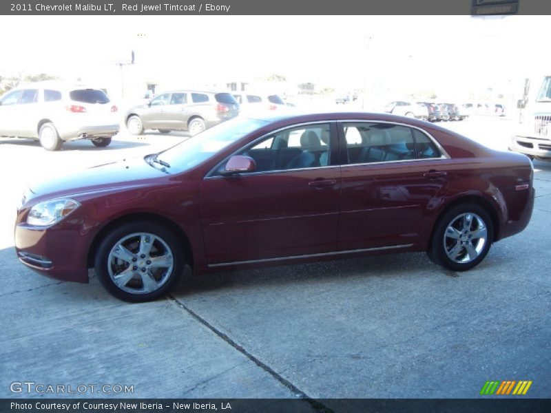 Red Jewel Tintcoat / Ebony 2011 Chevrolet Malibu LT