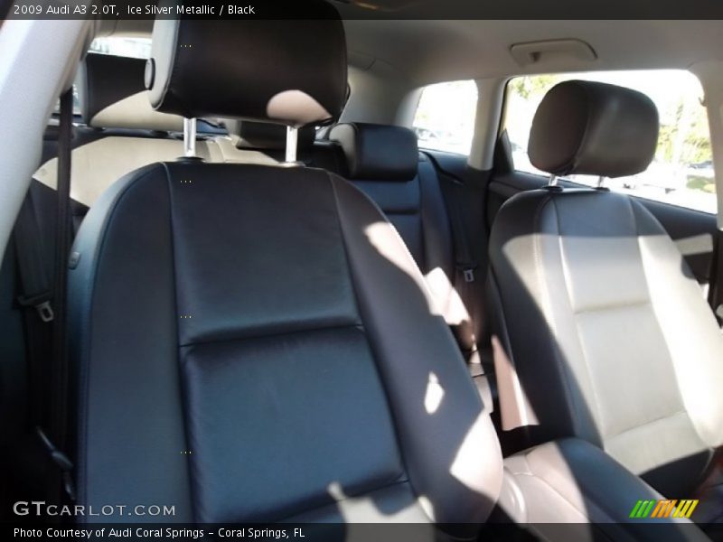 Ice Silver Metallic / Black 2009 Audi A3 2.0T