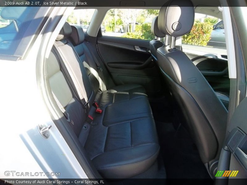 Ice Silver Metallic / Black 2009 Audi A3 2.0T