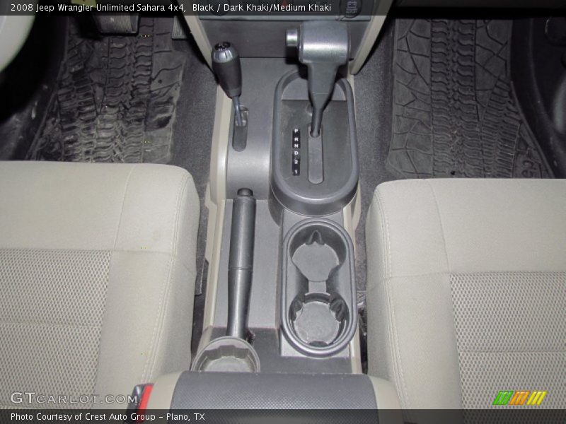 Black / Dark Khaki/Medium Khaki 2008 Jeep Wrangler Unlimited Sahara 4x4