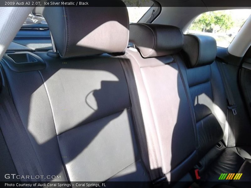 Ice Silver Metallic / Black 2009 Audi A3 2.0T