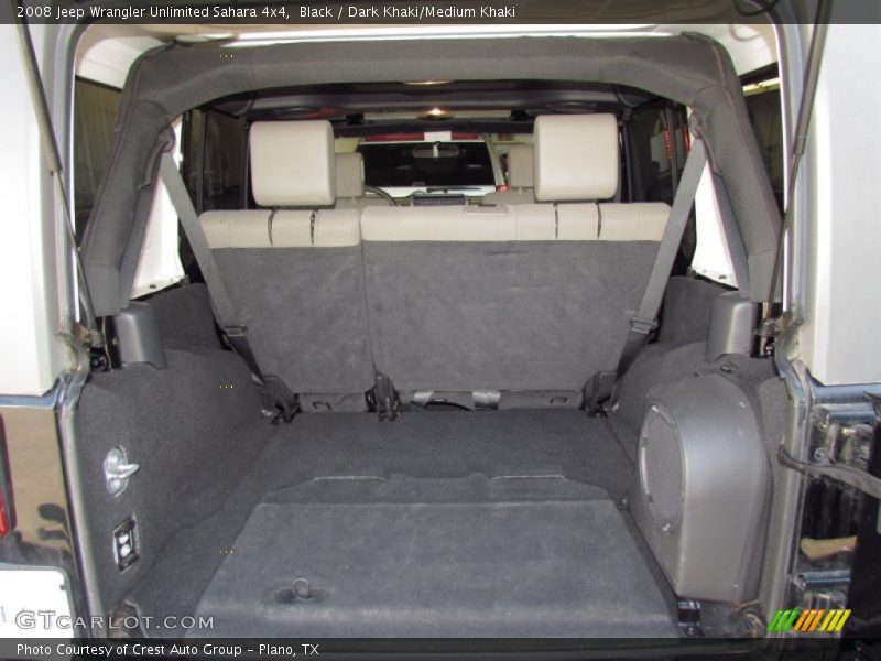 Black / Dark Khaki/Medium Khaki 2008 Jeep Wrangler Unlimited Sahara 4x4