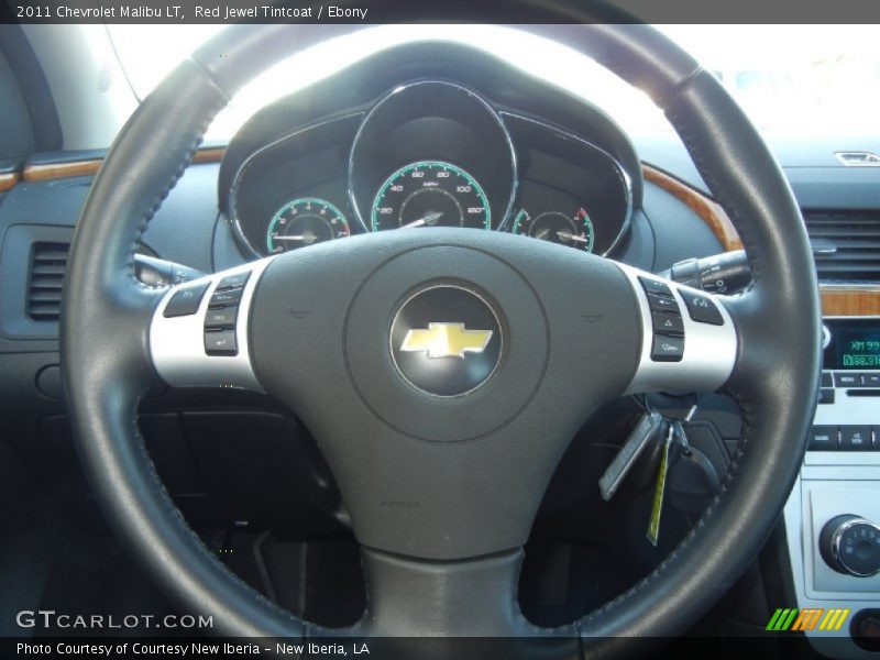 Red Jewel Tintcoat / Ebony 2011 Chevrolet Malibu LT