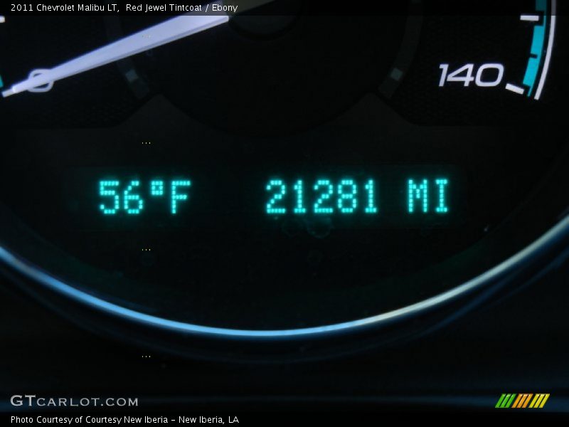 Red Jewel Tintcoat / Ebony 2011 Chevrolet Malibu LT