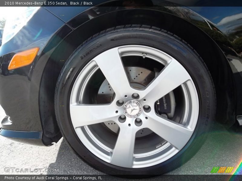 Black / Black 2010 Mercedes-Benz E 350 Sedan