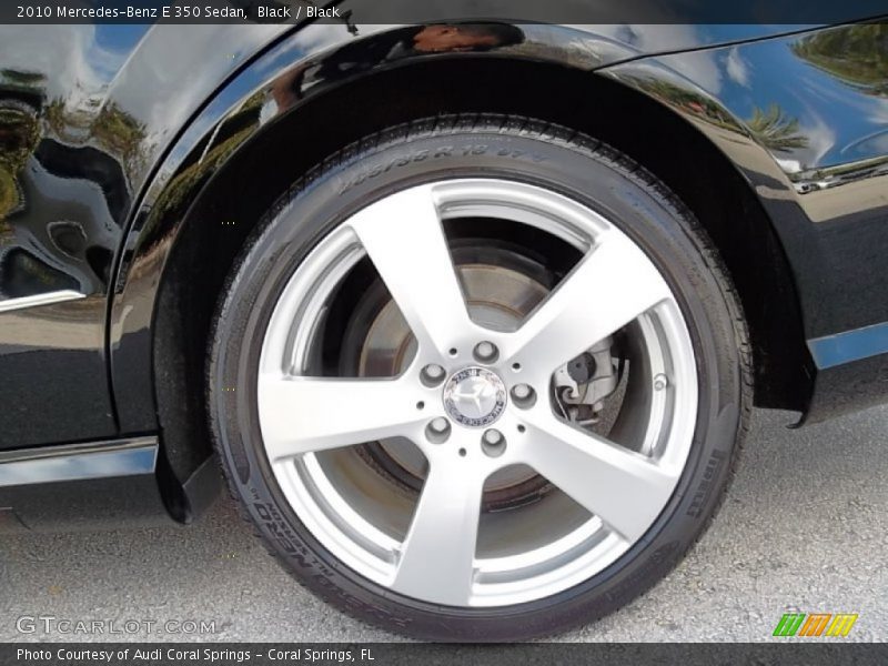 Black / Black 2010 Mercedes-Benz E 350 Sedan