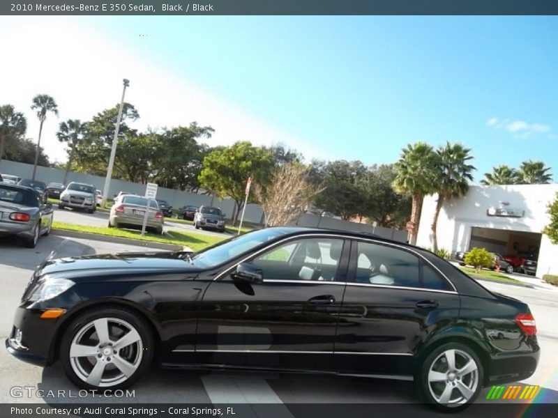 Black / Black 2010 Mercedes-Benz E 350 Sedan