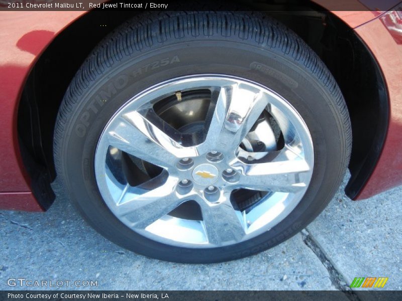 Red Jewel Tintcoat / Ebony 2011 Chevrolet Malibu LT