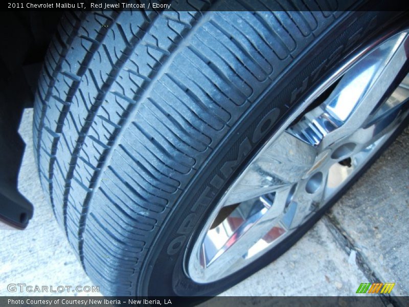 Red Jewel Tintcoat / Ebony 2011 Chevrolet Malibu LT