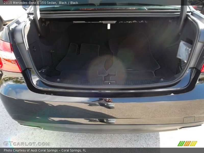 Black / Black 2010 Mercedes-Benz E 350 Sedan