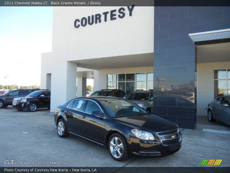 Black Granite Metallic / Ebony 2011 Chevrolet Malibu LT