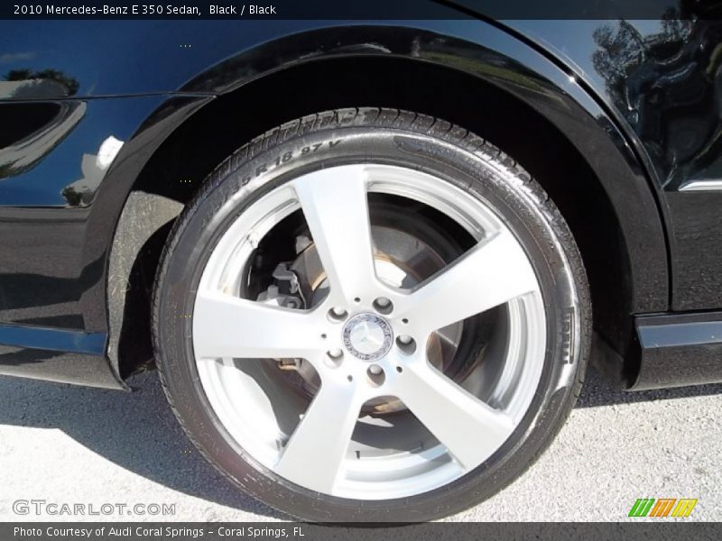 Black / Black 2010 Mercedes-Benz E 350 Sedan