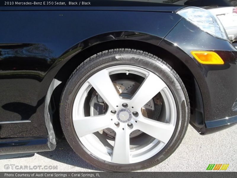 Black / Black 2010 Mercedes-Benz E 350 Sedan