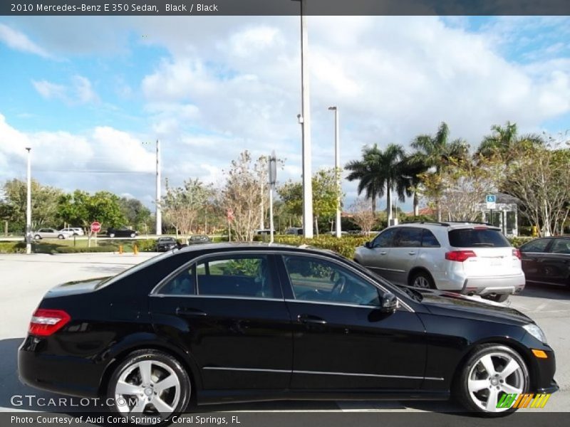 Black / Black 2010 Mercedes-Benz E 350 Sedan