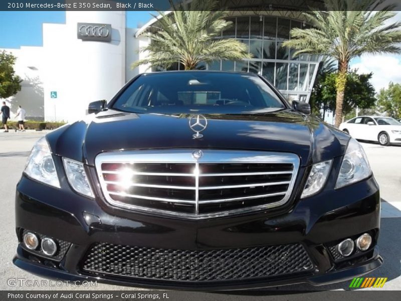 Black / Black 2010 Mercedes-Benz E 350 Sedan