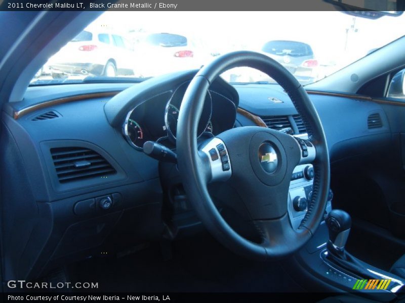 Black Granite Metallic / Ebony 2011 Chevrolet Malibu LT