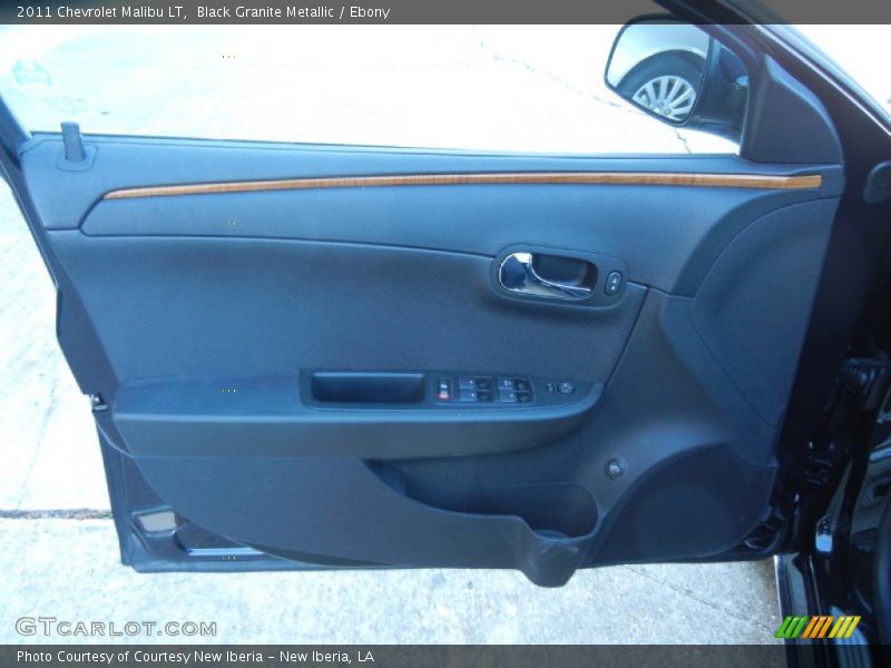 Black Granite Metallic / Ebony 2011 Chevrolet Malibu LT
