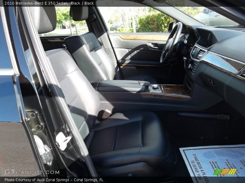 Black / Black 2010 Mercedes-Benz E 350 Sedan