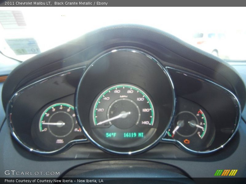 Black Granite Metallic / Ebony 2011 Chevrolet Malibu LT