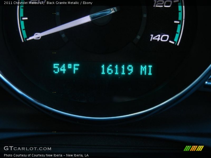 Black Granite Metallic / Ebony 2011 Chevrolet Malibu LT