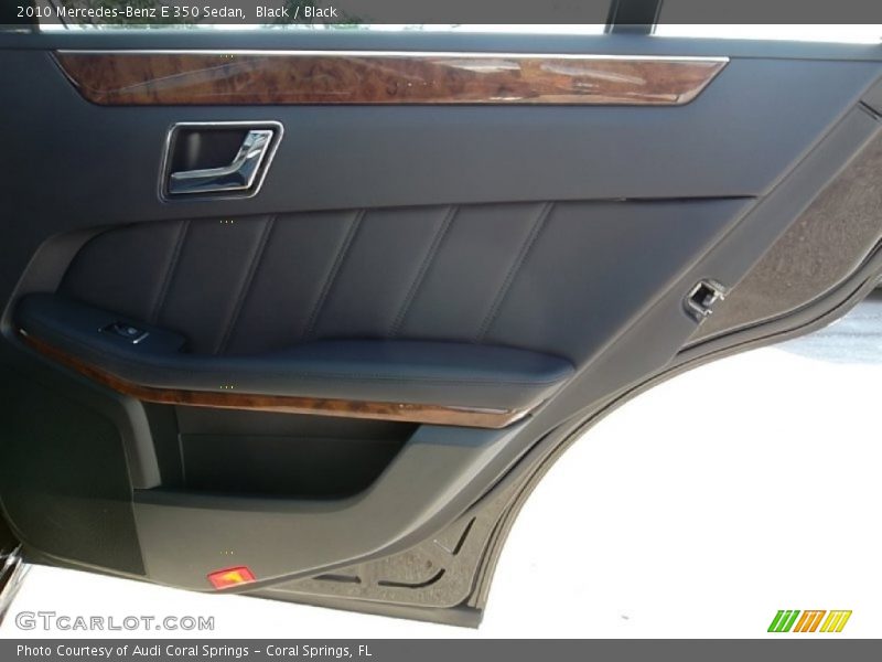 Black / Black 2010 Mercedes-Benz E 350 Sedan