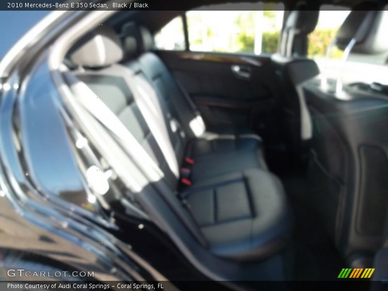 Black / Black 2010 Mercedes-Benz E 350 Sedan