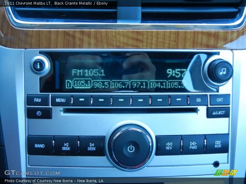 Black Granite Metallic / Ebony 2011 Chevrolet Malibu LT