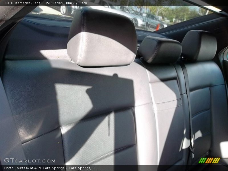 Black / Black 2010 Mercedes-Benz E 350 Sedan