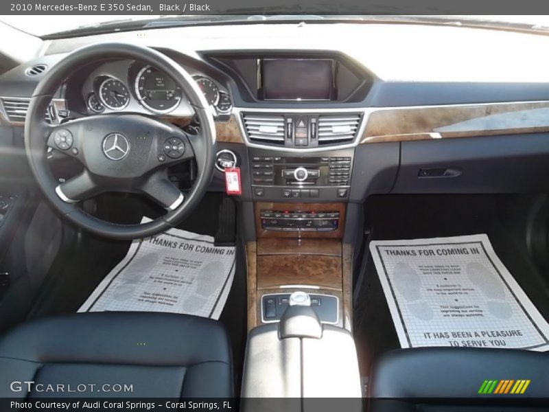 Black / Black 2010 Mercedes-Benz E 350 Sedan