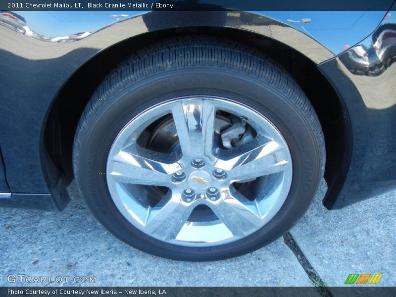Black Granite Metallic / Ebony 2011 Chevrolet Malibu LT
