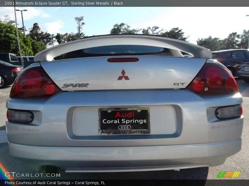 Sterling Silver Metallic / Black 2001 Mitsubishi Eclipse Spyder GT