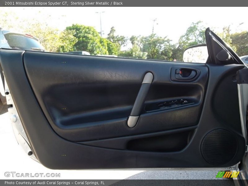 Sterling Silver Metallic / Black 2001 Mitsubishi Eclipse Spyder GT