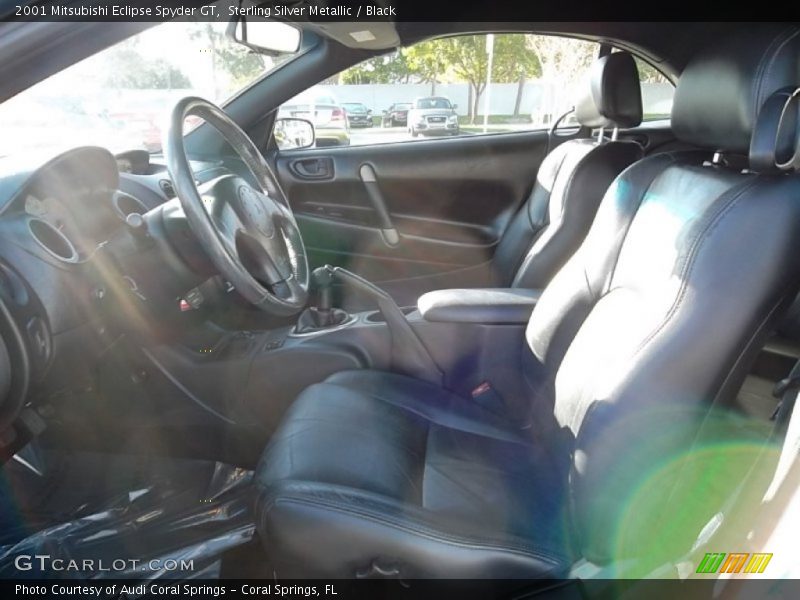 Sterling Silver Metallic / Black 2001 Mitsubishi Eclipse Spyder GT