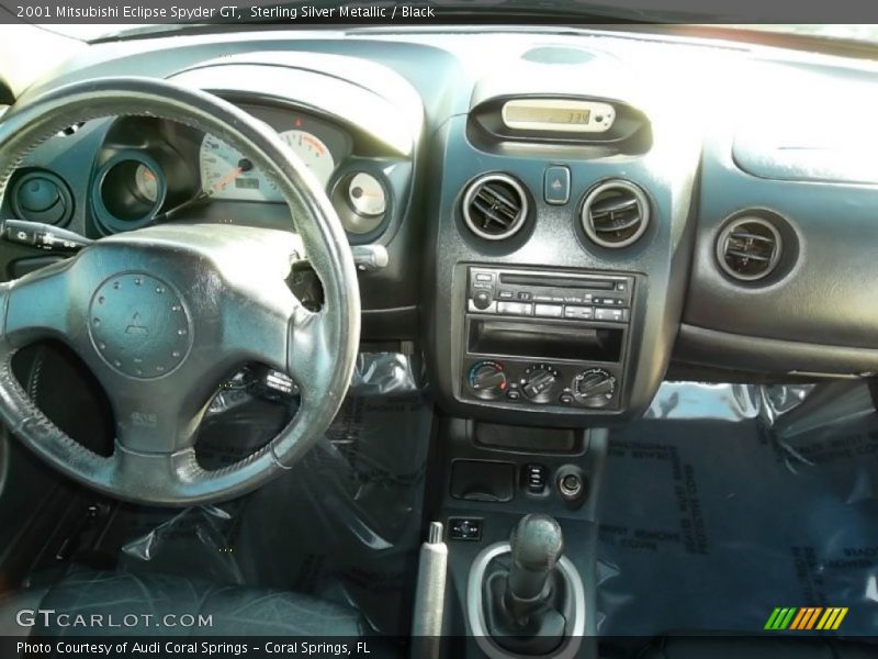 Sterling Silver Metallic / Black 2001 Mitsubishi Eclipse Spyder GT