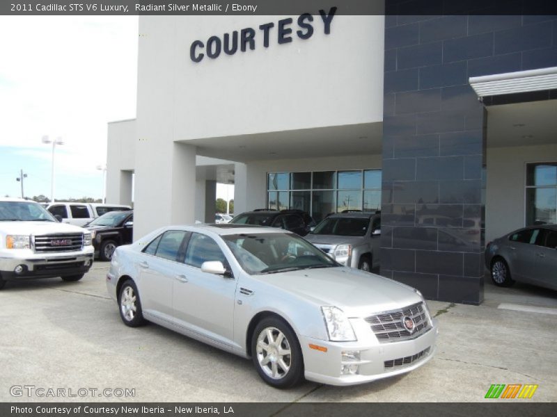Radiant Silver Metallic / Ebony 2011 Cadillac STS V6 Luxury